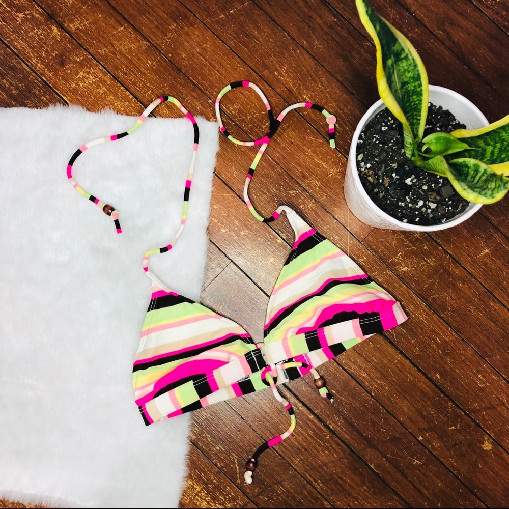 Colorful bikini top